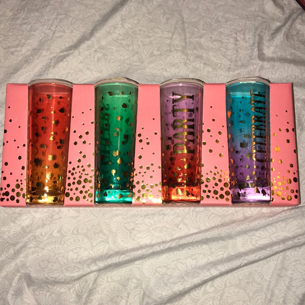 Never opened! Talk shooter partner shot glasses